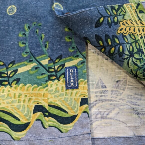 rare Tommy Bahama Mens Underwater Hawaiian Mermaid Pinup Silk Shirt Size XL - Picture 6 of 12